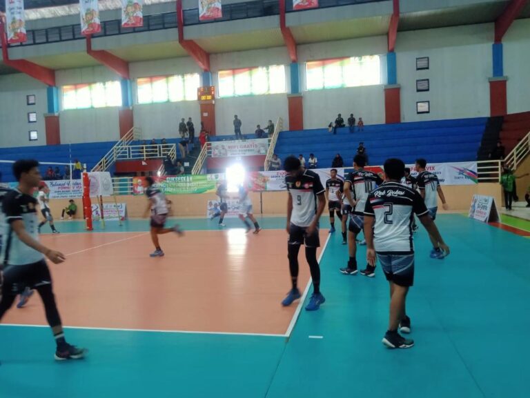 Tim Voli Indoor Putra Kab Bekasi Kalahkan Garut Dalam Delapan Besar Porprov XIV Jabar 1