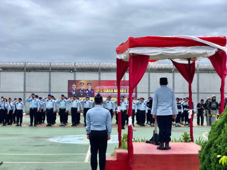 Lapas Bekasi dan Lapas Cikarang Laksanakan Apel Nataru 2023