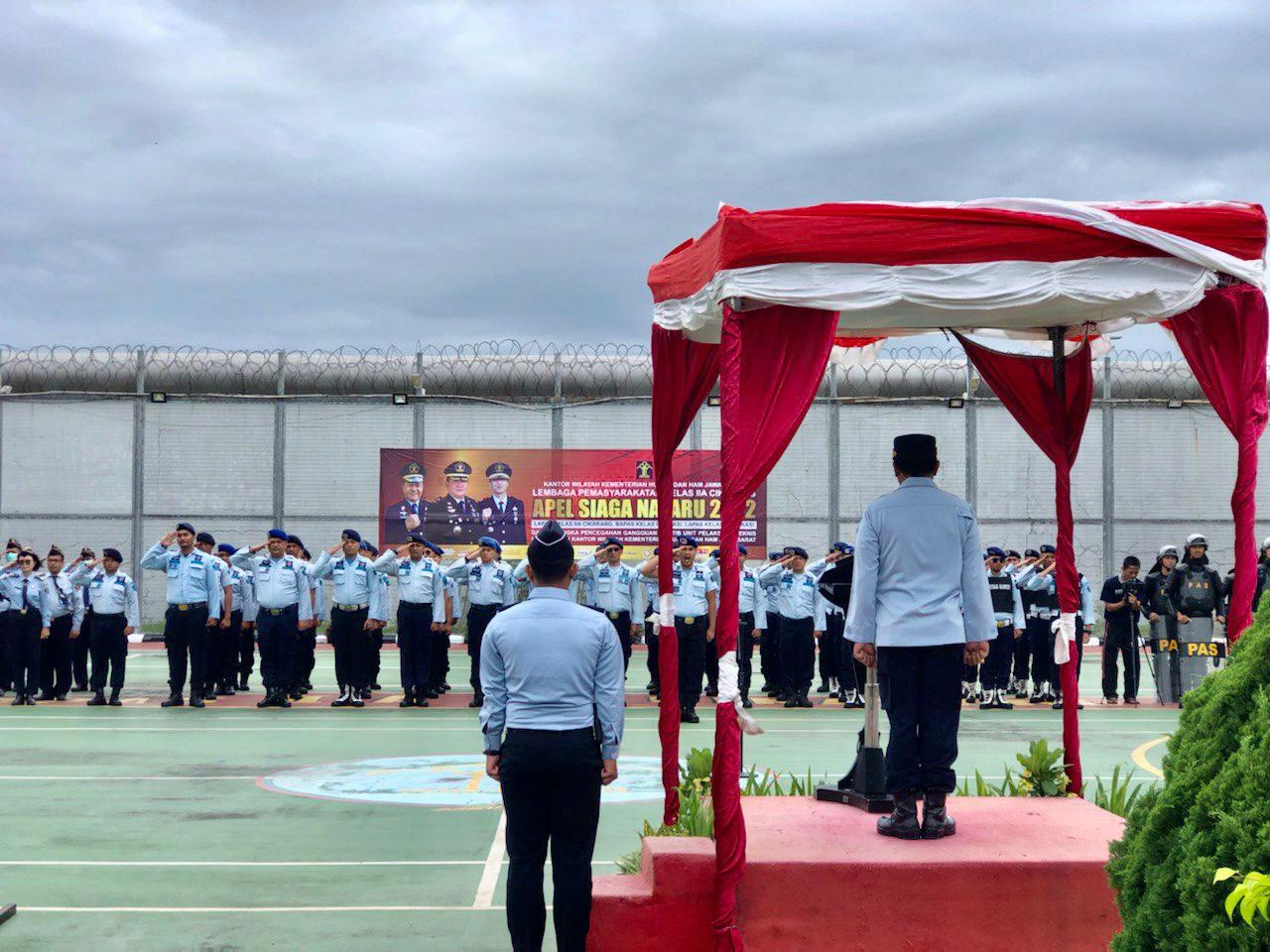 Lapas Bekasi dan Lapas Cikarang Laksanakan Apel Nataru 2023
