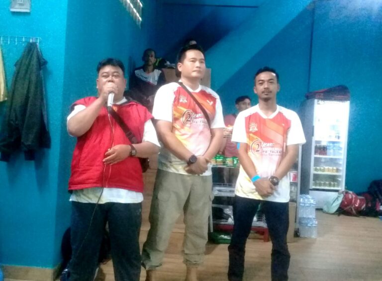 Lukman Ketua Panitia Turnamen Bulu Tangkis Adakan Peresmian Gor Jatake Desa Bantar Karet 1