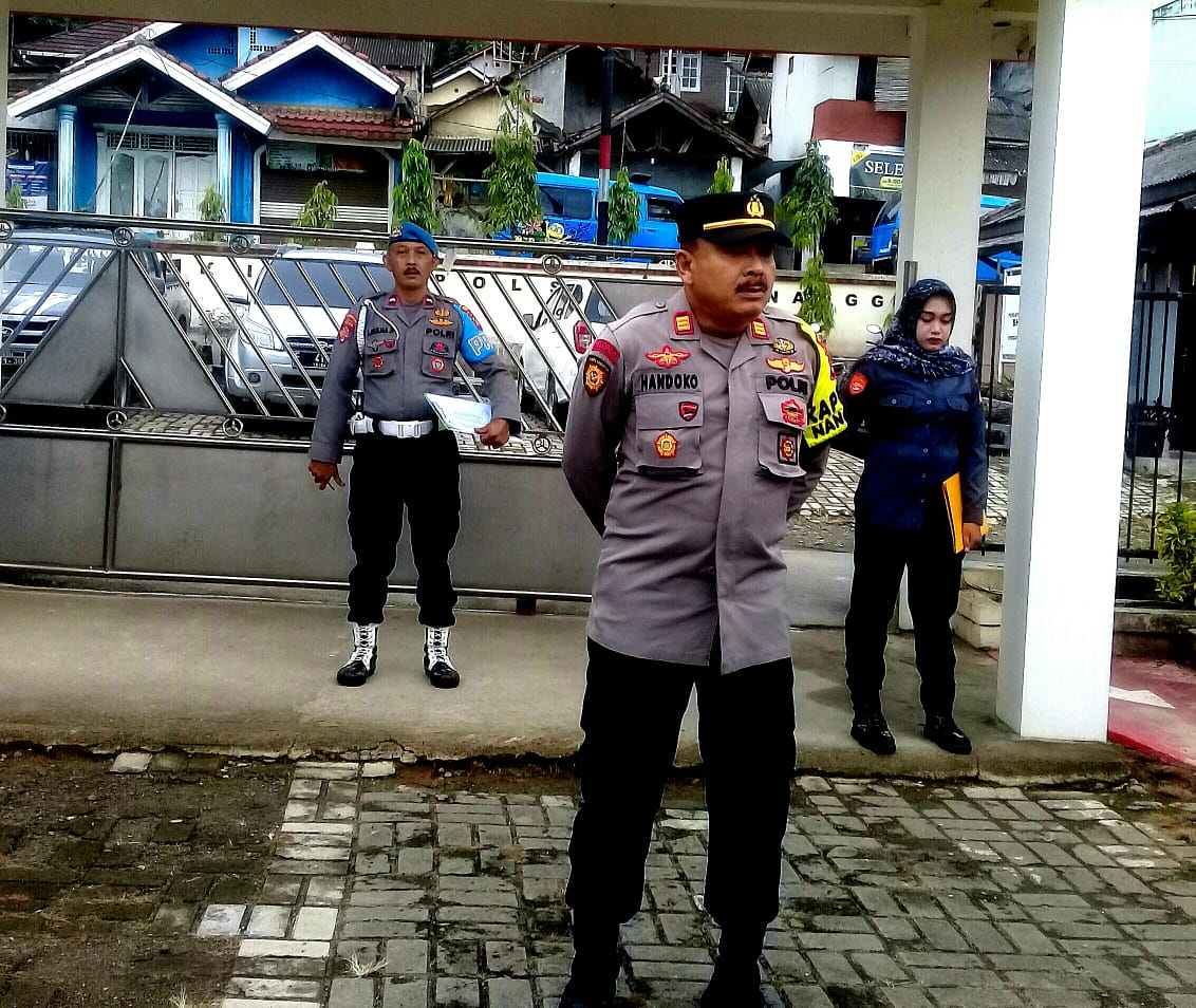 Apel Perdana Kapolsek Nanggung AKP. Joni Handoko, S.H. 1