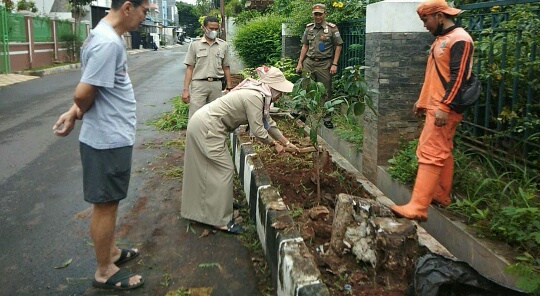 Kelurahan Kelapa Gading Timur Ajak Warga Tanam Pohon