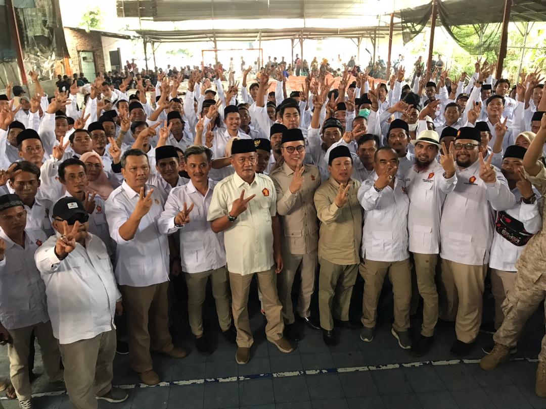 Lantik PAC Gerindra Karang Bahagia, Target Menang Pemilu 2024 DPC Gerindra
