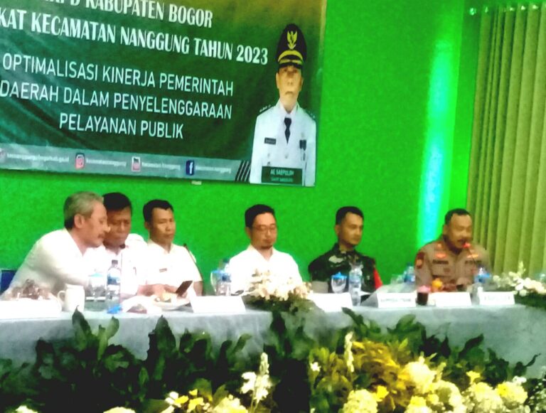 Muspika Kecamatan Nanggung Laksanakan Musrenbang Dihadiri Asisten Plt. Bupati Bogor