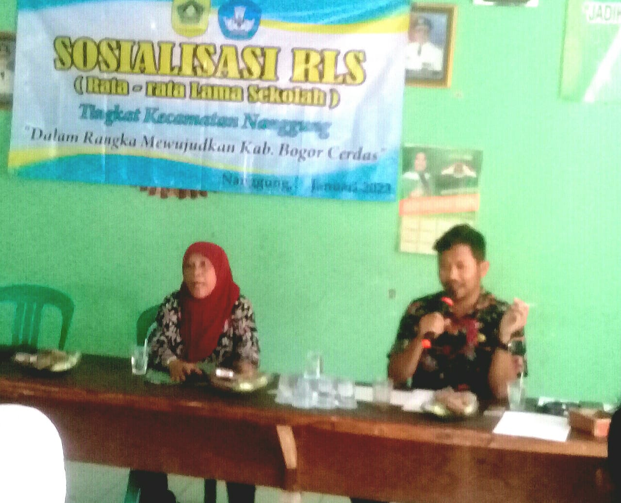 Tim Kecamatan Nanggung Adakan Sosialisasi RLS di Desa Curug Bitung 1