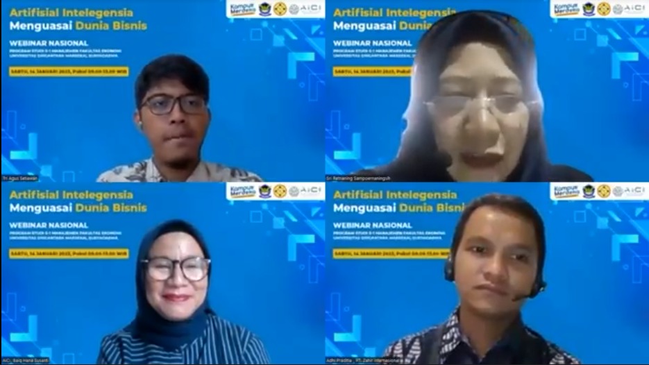 Webinar Nasional Program Studi S1 Manajemen Fakultas Ekonomi Universitas Dirgantara Marsekal Suryadarma 1