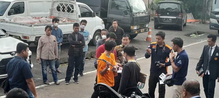 Polres Metro Bekasi Gelar Rekonstruksi Kasus Pembunuhan Anggota Ormas Pemuda Pancasila