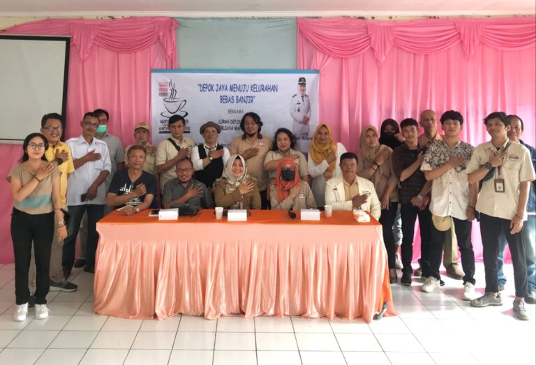 Program Bebas Banjir Di Tahun 2024 Menjadi Tugas Utama Lurah Depok Jaya
