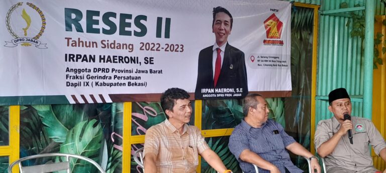 Reses Irpan Haeroni Anggota DPRD Provinsi Jawa Barat Serap Aspirasi Pelaku Seni Kab. Bekasi