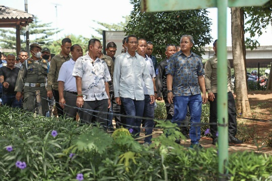 Heru Budi Hartono Tinjau Fasilitas Publik di RTH Kalijodo