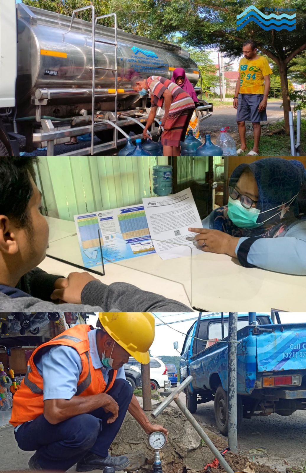 Persiapan PDAM Tirta Kahuripan Dalam Menghadapi Lebaran 2023