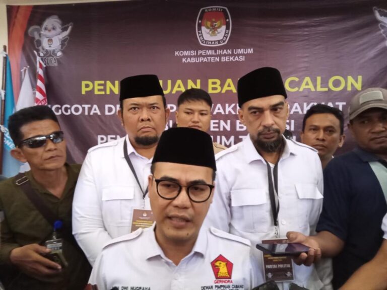 Berkas Bacaleg Lengkap di KPU, Gerindra Siap Raih 14 Kursi di Pileg 2024