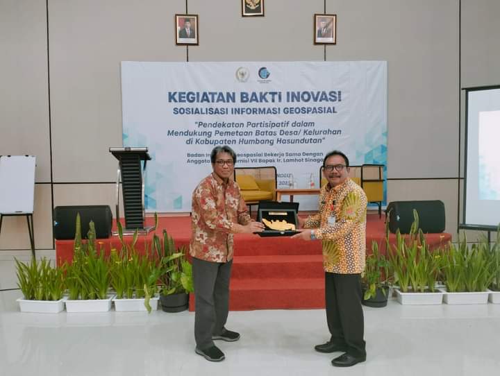 Bupati Humbahas Buka Sosialisasi Informasi Geospasial