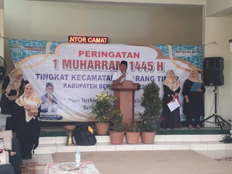 Camat Cikarang Timur Ajak Masyarakat Tingkatkan Ukhuwah Dalam Peringatan Tahun Baru Islam