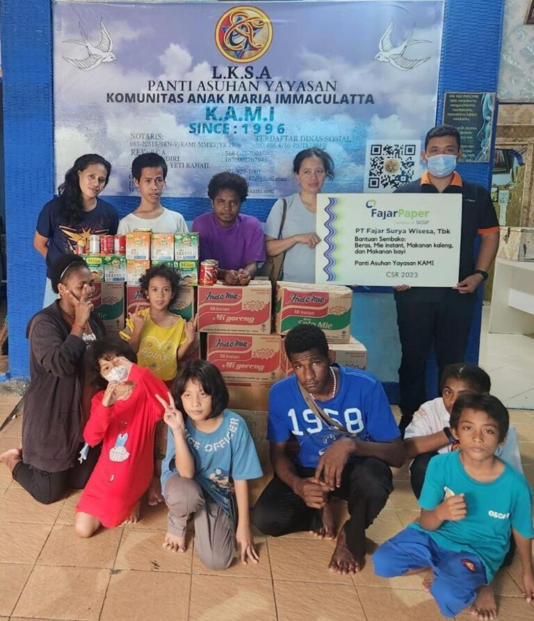 FajarPaper Salurkan Bantuan ke Panti Asuhan Korban Kebakaran di Bekasi 1