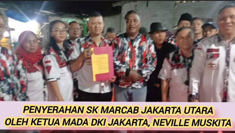 LSM Barak Indonesia Marcab Jakarta Utara Resmi di Lantik Neville Mustika
