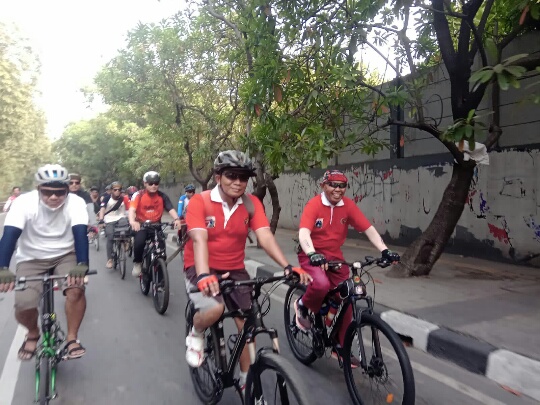780 Peserta Gowes Ikut Fun Bike PWI Jakarta Utara