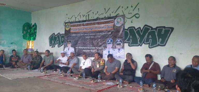 Kapolsek Nanggung Hadiri Launcing Samisade Desa Bantar Karet