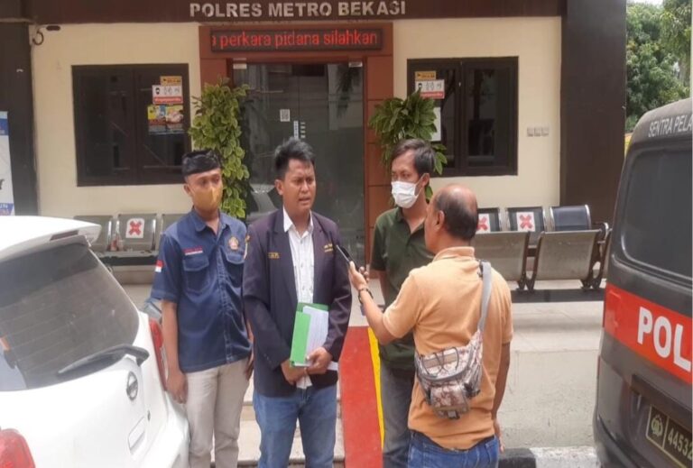 Menjaga Marwah, Ketua Karangtaruna Desa Karangbaru Laporkan Oknum Penghadang Aksi Demo Ke Polres Metro Bekasi