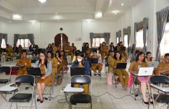 Bupati Humbang Hasundutan Buka Bimtek E-kinerja BKN dan Peningkatan IP ASN 1