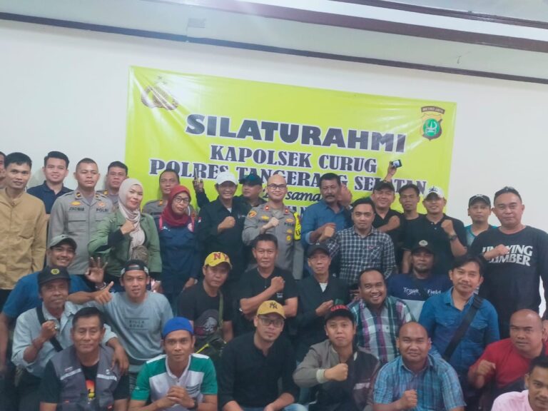 Jalin Silaturahmi, Kapolsek Curug Tatap Muka dengan Wartawan 1