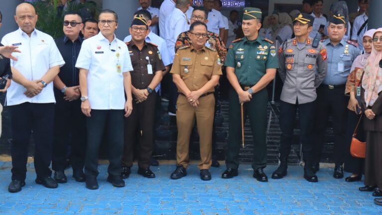 Wakapolres Metro Bekasi Kota Hadiri Kegiatan Kunjungan Menteri ATR 1