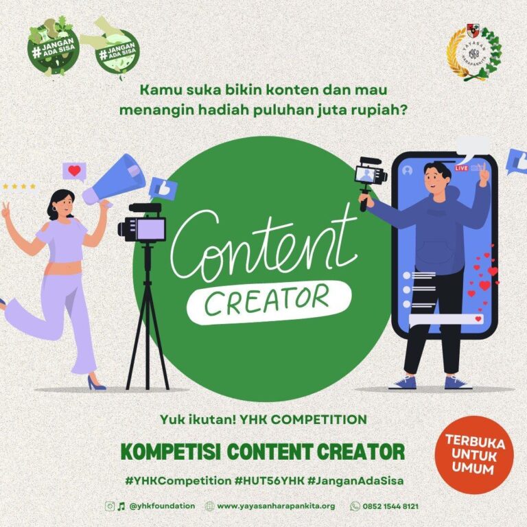 Lomba Konten Kreator memperingati Hari Ulang Tahun Yayasan Harapan Kita 1