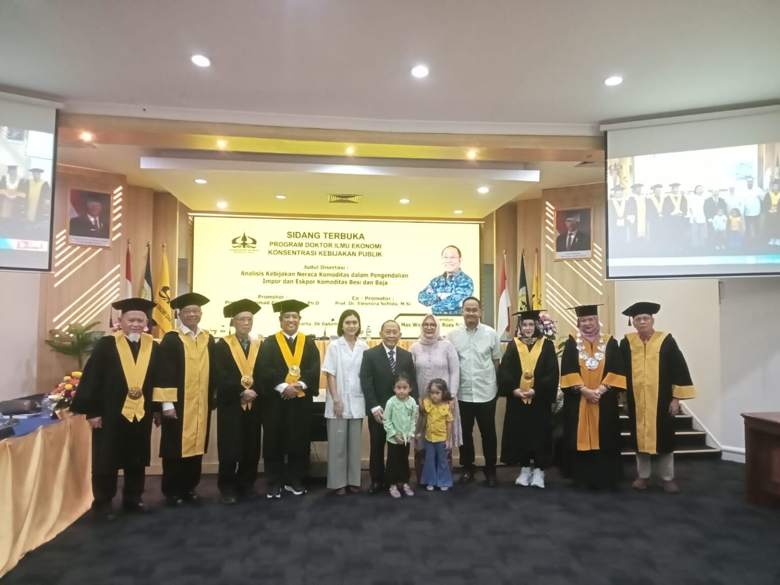 Menjadi Lulusan Doktor Konsentrasi Kebijakan Publik Ke 90, Dr. Ir. H ...
