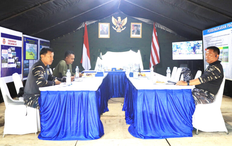 TNI Angkatan Laut Kembali Laksanakan Pembongkaran Pagar Laut 1