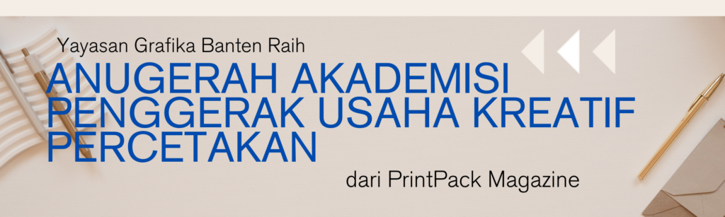 Anugerah Akademisi Penggerak Usaha Kreatif Percetakan 1