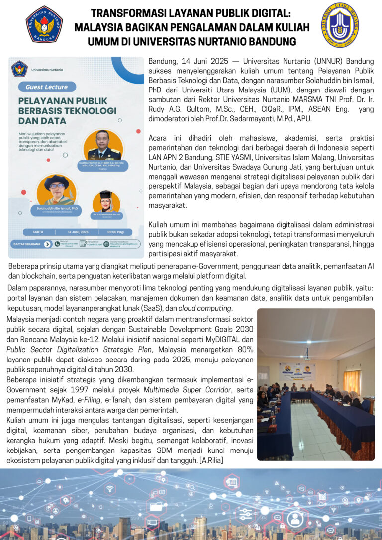 Bandung, 4 Juni 2025 – Universitas Dr. Soetomo (Unitomo) Surab