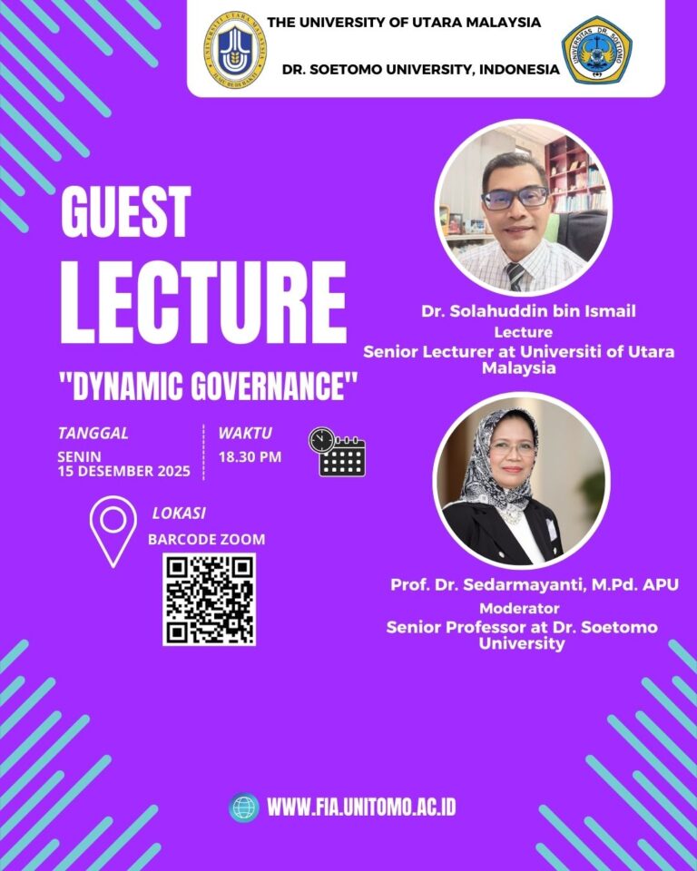 UNITOMO Hadirkan Dosen Universiti Utara Malaysia dalam Guest Lecture 1