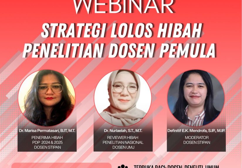 Sekolah Tinggi Ilmu Pemerintahan Abdi Negara (STIPAN) Selenggarakan Webinar Nasional Strategi Lolos Hibah Penelitian Dosen Pemula Tahun 2026 2